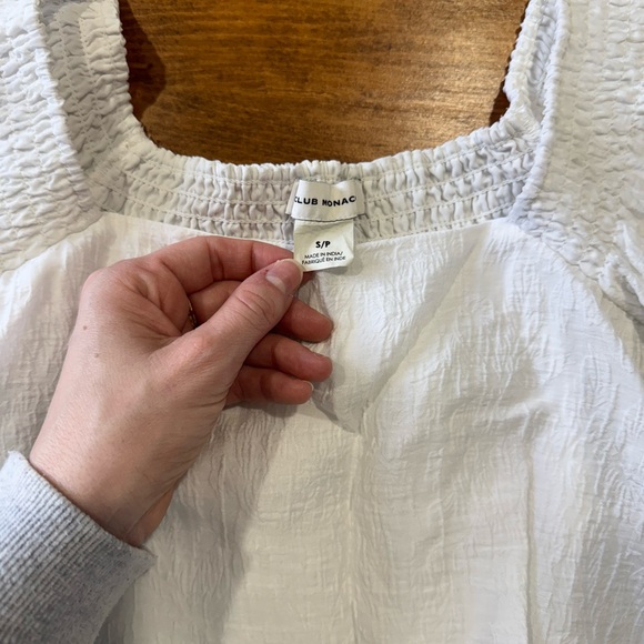 Club Monaco Tiered Cloud Shirt - Picture 7 of 8